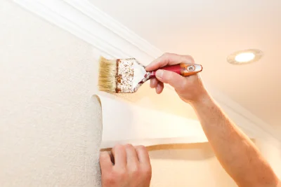 Pose de papier peint aux Villedieu — revêtements muraux et toiles de verre